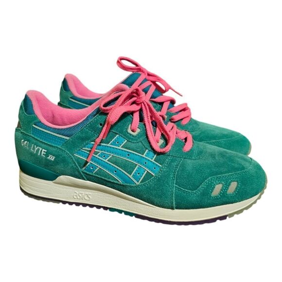 SOLD!! Vintage Y2K ASICS Gel Lyte III Sneakers - Size 10 1/2 Rare - Picture 1 of 9